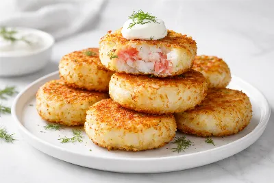Крабовые палочки — не только для салата! Жарю из них котлеты с сыром и зеленью — худею и не страдаю