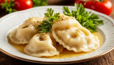 Готовлю восхитительные вареники с творогом и изюмом, прямо как в детстве, варю всего 5 минут