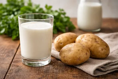 Стакан кефира, 3 картофелины — и через 15 минут на столе вкуснота: горячий и сытный ужин из того, что есть
