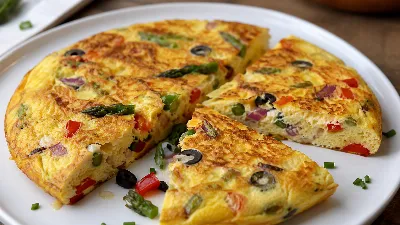 Хватит скучных омлетов! Готовим ресторанный, как в Риме — двуслойный шедевр с овощами за 20 минут