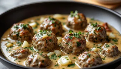 Про котлеты в семье никто и не вспоминает: готовлю каждый день мясные шарики в сливочном соусе — их все едят и едят