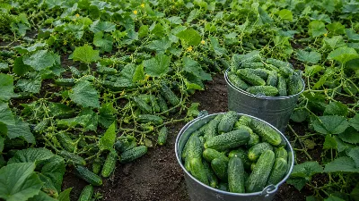 Без подвязки, пасынкования и вечной возни: сажаю огурцы по-колхозному, как в СССР — всегда с отличным урожаем