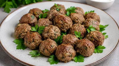 Сытная кюфта — восточный хит на вашем столе. Готовим ароматные мясные шарики с пряностями — радуем близких необычным блюдом