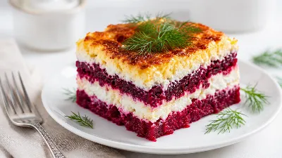 3 сырка, свёкла, 10 минут — и шикарный салат «Рубин» на столе: вкуснее, чем дорогие ресторанные закуски