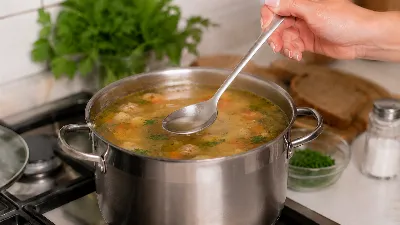 3 капли прямо в кастрюлю — и суп не прокиснет за ночь даже в жару: проверенный метод