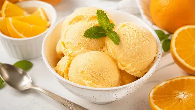 Солнечный вкус в каждом шарике: делаем вкусное апельсиновое мороженое дома. Без химии, с любовью — простое и натуральное