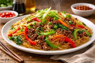 Фунчоза по-новому за 20 минут. Сочная, ароматная — ресторанный вкус дома: дешевле и быстрее, чем вок