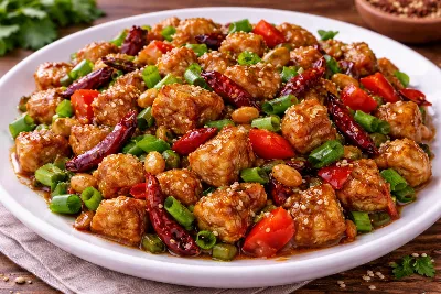 Курица по‑новому: гунбао с арахисом и пикантным соусом. Рецепт, который перевернет ваше представление о готовке курицы