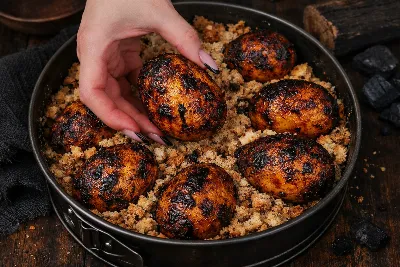 Эта картошка в духовке выходит вкуснее, чем на костре — секрет в двух ингредиентах: идеальный гарнир и к мясу, и к рыбе