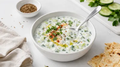 Окрошка, подвинься: в жару на обед готовлю холодный суп вкуснее — 10 минут, и не кислый, а нежный