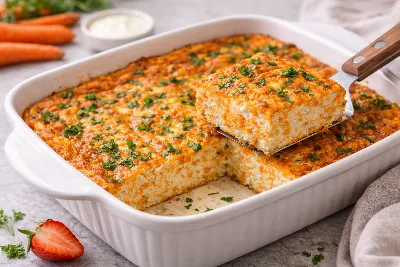 Морковная запеканка с творогом: вкус из детства в новом исполнении. Нежная, полезная и сытная — дети от неё в восторге