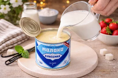 Рецепт из 90-х: просто наливаю кефир в сгущенку — нежный десерт со вкусом пломбира готов