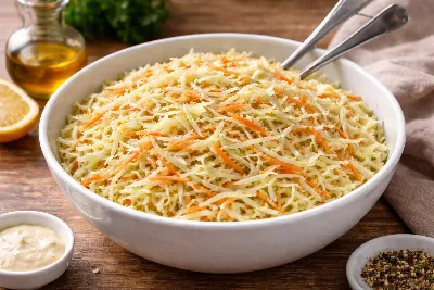 Идеальный капустный салат за 3 минуты: хруст, сочность, кисло-сладкий вкус — главный секрет из советской столовой