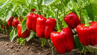Лью 1 литр под куст — перец становится сладким и толстостенным: мясистых сочных плодов не счесть