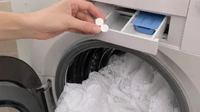 2 таблетки в стиралку — и тюль белее снега, как будто новый из магазина: без хлорки, лимонки и вони