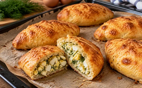 Белковые пирожки с яйцами готовлю без грамма муки: съедаю целый противень без вреда для фигуры