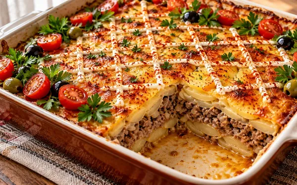 Вместо мяса по-французски на любой праздник — фарш по-королевски: нарядное блюдо из простых продуктов за 40 минут