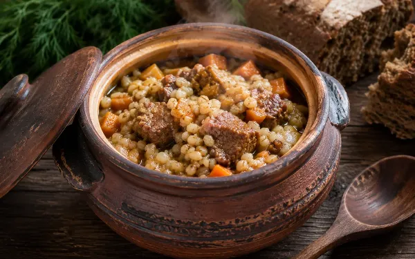 Вкус прямиком из русской печи: рецепт идеальной томленой перловки в горшочках