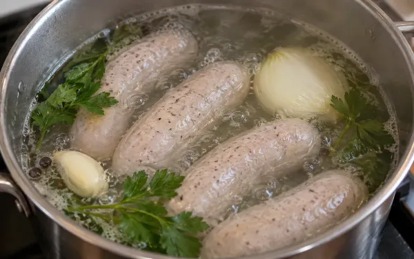 Даже дешевые сосиски станут как из хорошей закусочной: 4 добавки в воду превратят их в ароматный деликатес