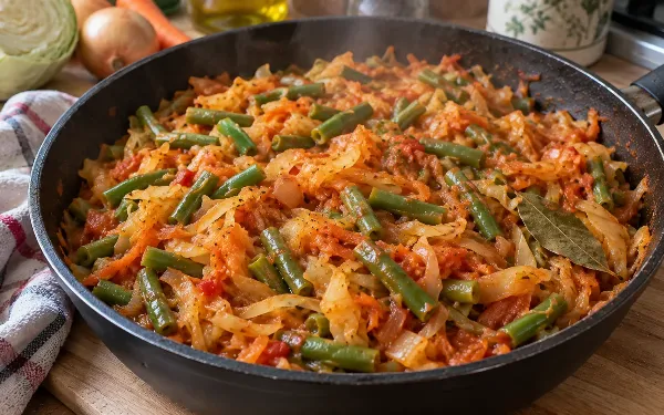 Тушеная капуста со стручковой фасолью без лишней горчинки и жесткости: 1 простое правило, которое сделает блюдо идеальной