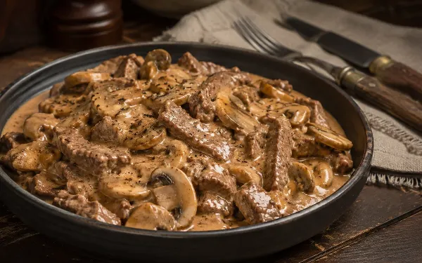 Насыщенный вкус и глубокий аромат: как приготовить безупречный бефстроганов с грибами с первого раза