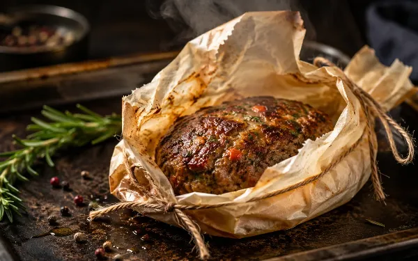 Горячее на праздничный стол: порционное и очень вкусное — заворачиваем в фарш в бумагу и отдыхаем
