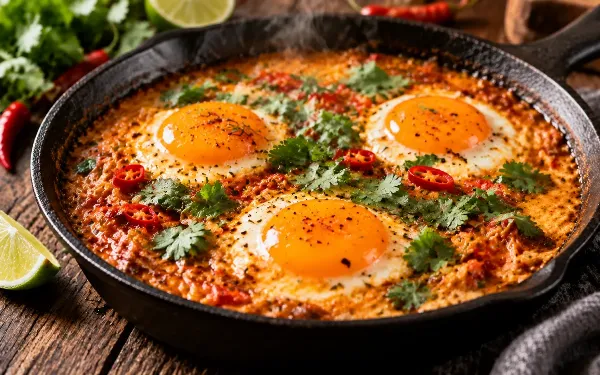 Когда обычный завтрак надоел, добавляю в яичницу пасту Том Ям — вкус невероятный