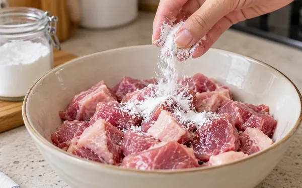 Щепотка прямо в мясо перед жаркой — и оно тает во рту, как в лучших ресторанах: секретный трюк из Китая