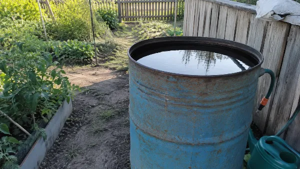 Вода в бочке больше не цветёт: 2 дешевых способа избавиться от зелёной жижи на всё лето