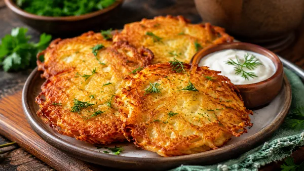 Драники без яиц и муки: тот самый вкус детства, только проще и легче! Хрустящая корочка и нежная серединка — отличный способ порадовать себя чем‑то вкусным