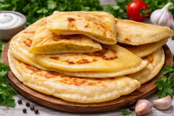 Жирным чебурекам не угнаться: готовлю кутабы, проще и вкуснее — тонкие, хрустящие, сочные и без капли масла