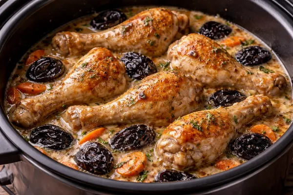 Подаю на ужин нежную курицу с черносливом, готовлю в мультиварке за пару шагов — получается вкусно, как в ресторане