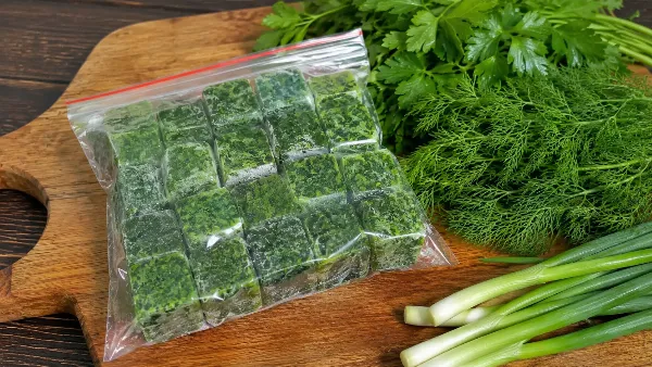 Зелень не сушу и не морожу, делаю зеленые кубики: вкус как с грядки — лучший способ