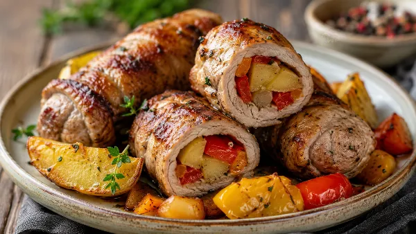 Рулетики из свинины с картофелем и перцем: изысканное сочетание вкусов, которое превратит обычный ужин в маленький праздник