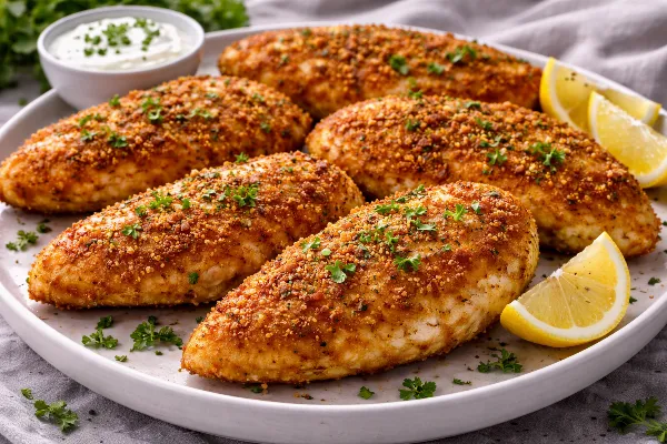Нежная куриная грудка с аппетитной корочкой: рецепт в панировке для тех, кто ценит нежный вкус и простоту готовки
