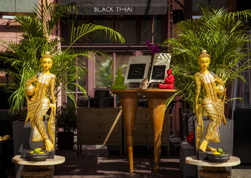 Зелёная терраса появилась в ресторане «Black Thai» 