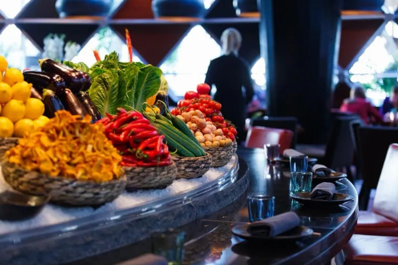 Постные блюда в ресторане Novikov Restaurant & Bar