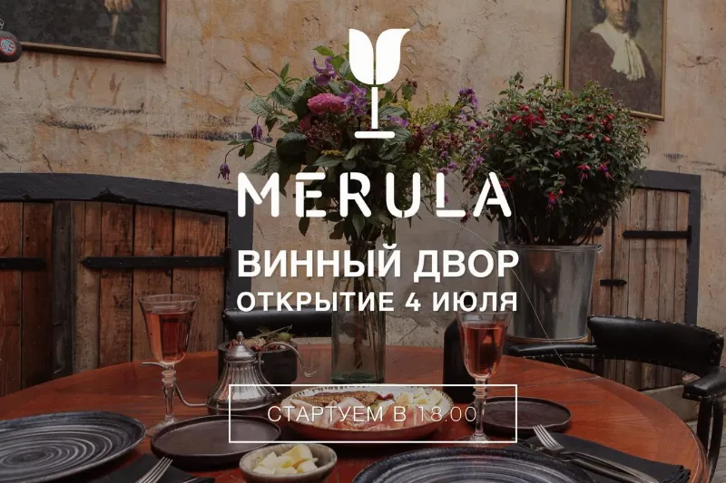 Новый проект Merula: открылась летняя площадка на Дворцовой набережной