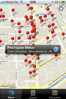 iOS-приложение для AllCafe.ru