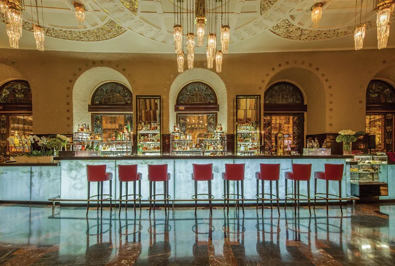 Lobby Bar of the Grand Hotel Europe