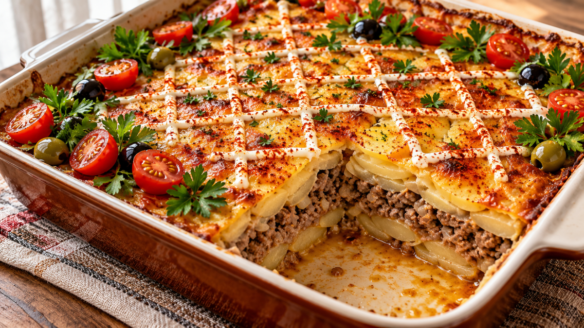 Вместо мяса по-французски на любой праздник — фарш по-королевски: нарядное блюдо из простых продуктов за 40 минут