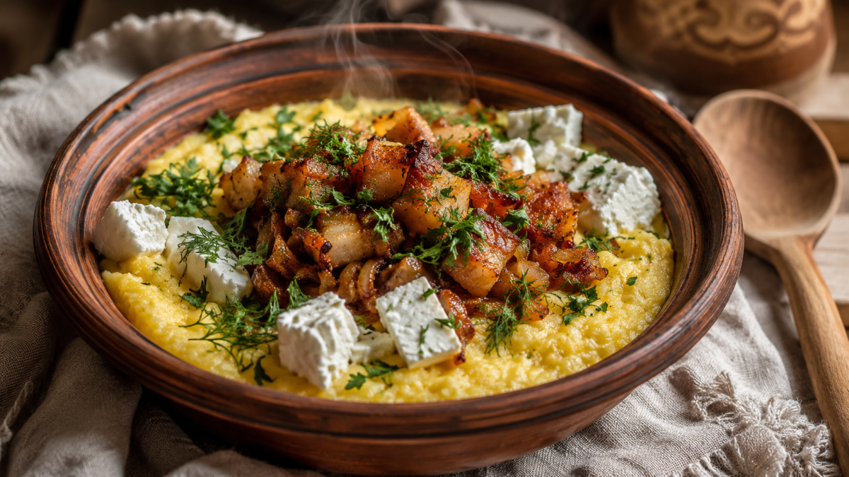 Горное блюдо для вкусного обеда: как приготовить ароматный банош за 20 минут