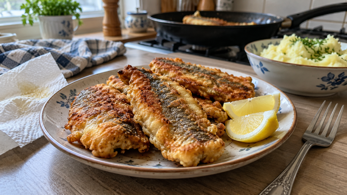 Кусочки селедки прямо в кляр — и делаю вкуснятину по-норвежски: рыбка нежная, корочка хрустящая