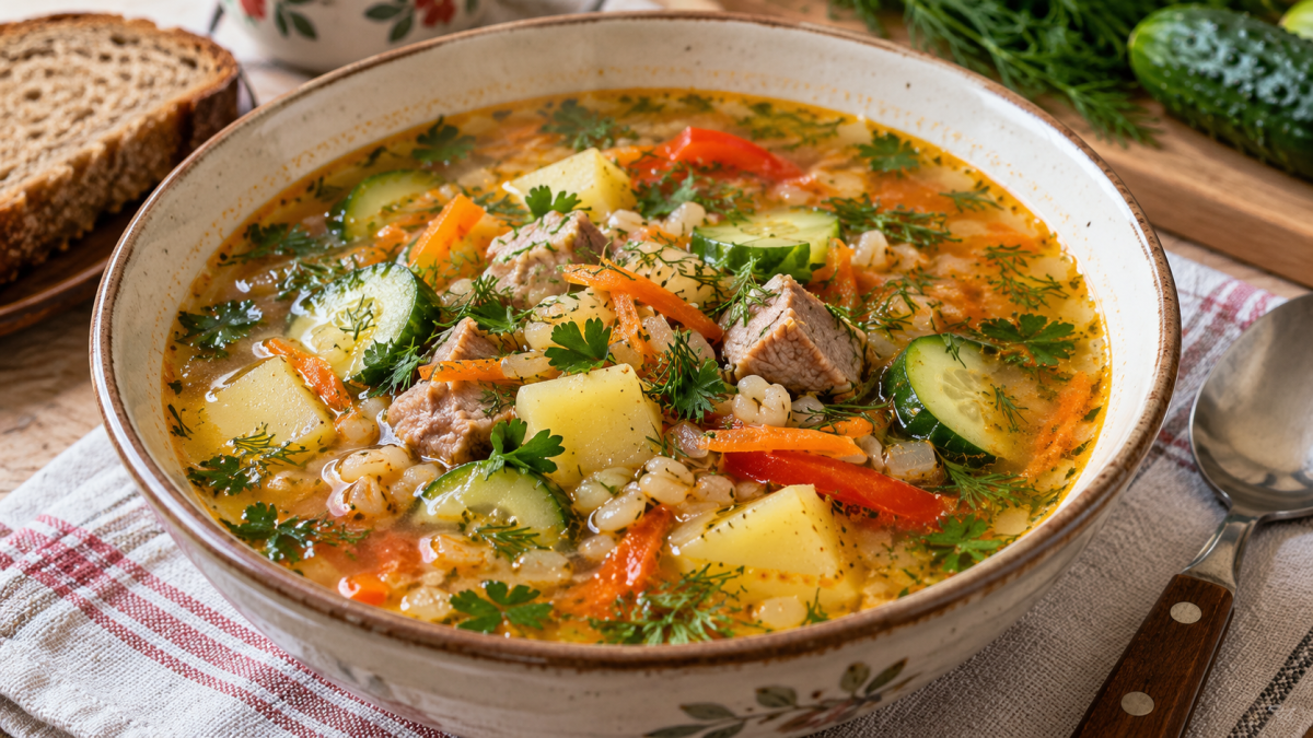 Рассольник без соленых огурцов: готовлю со свежими — невероятно вкусный и ароматный, новый фаворит в семье