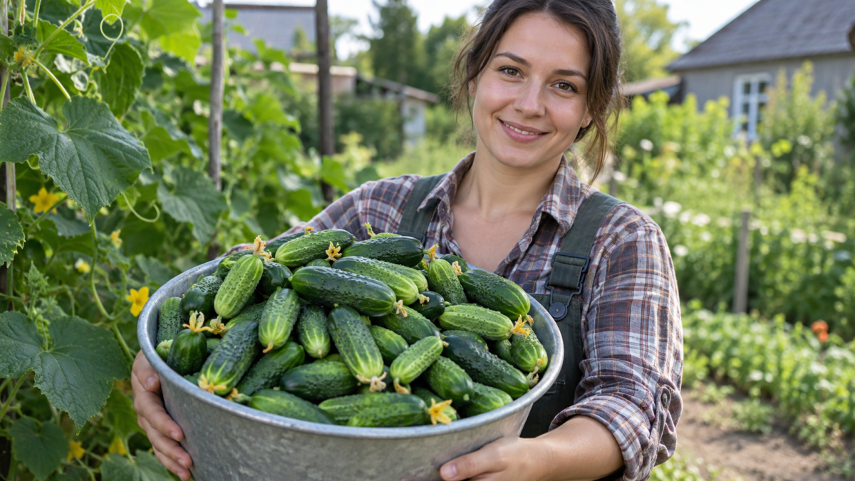 Дачники массово возвращают на огороды забытый огурец из 80-х: вкусный и скороспелый рекордсмен заваливает урожаем